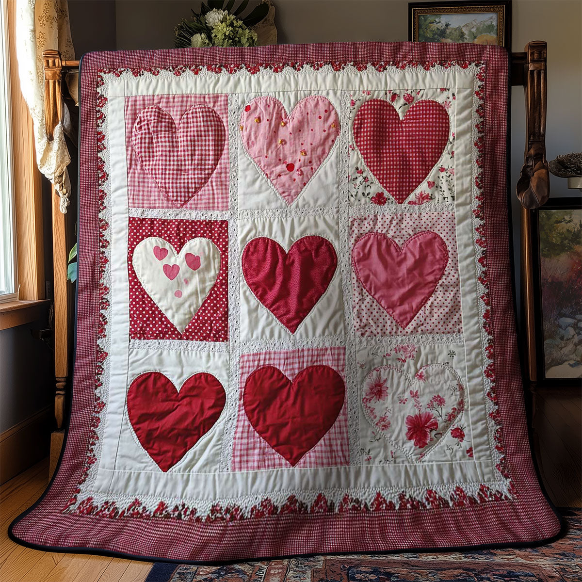 Timeless Heart WN1002014CL Quilt