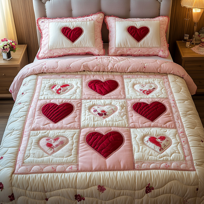 Heart Patterns XR1201001CL Duvet Cover Set
