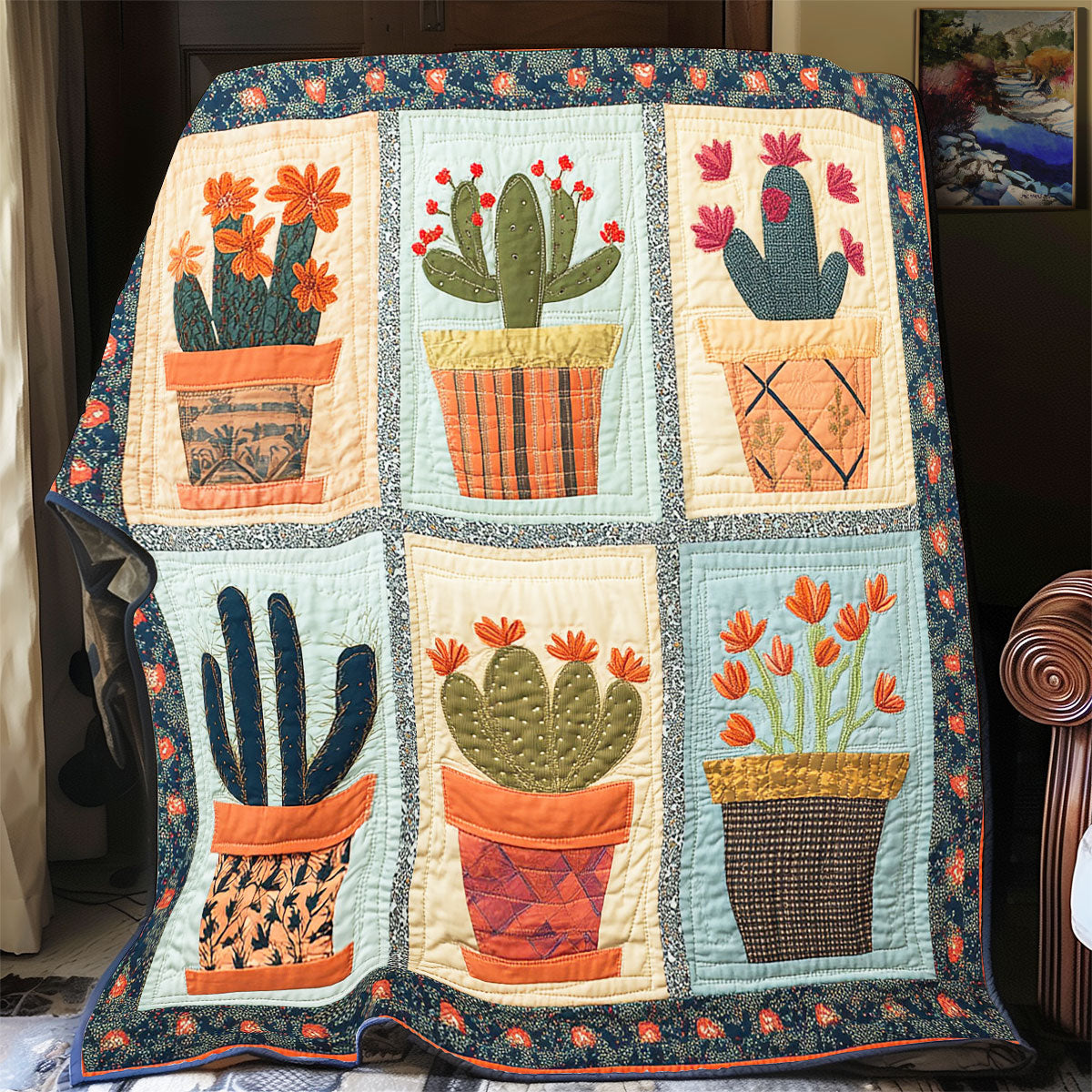 Desert Blooms WP0603013CL Quilt