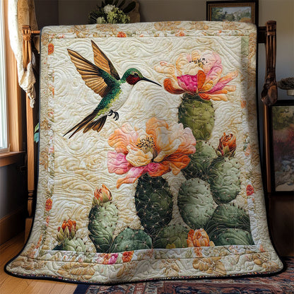 Cactus Bloom Hummingbird WN0303002CL Quilt