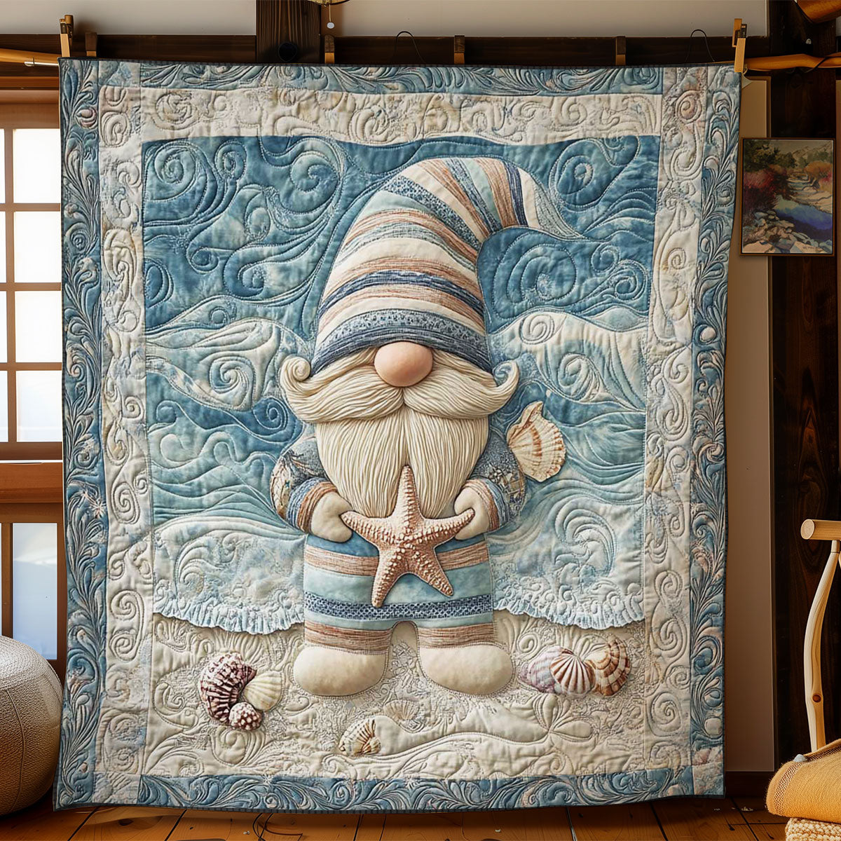 Starfish Gnome WN0801016CL Quilt