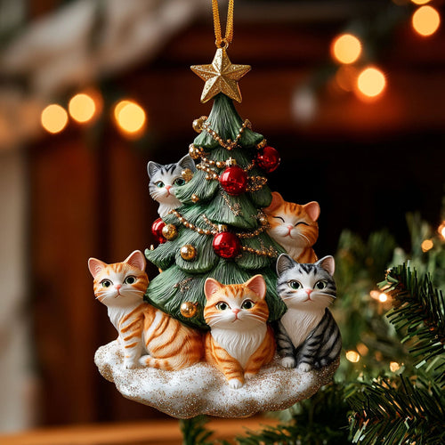 Winter Cats CW2210044CL Christmas Ornament
