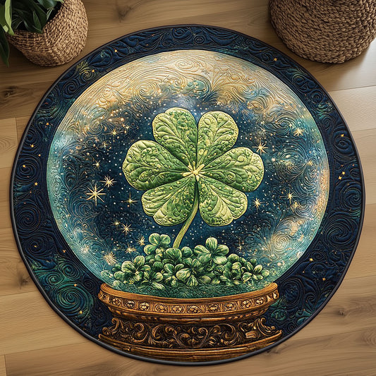 Lucky Clover WJ2305038CL Quilted Round Mat