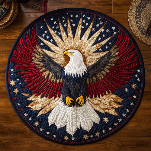 Powerful Eagle WJ2507045CL Quilted Round Mat