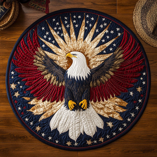 Powerful Eagle WJ2507045CL Quilted Round Mat