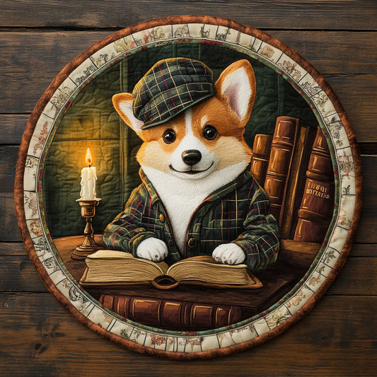 Corgi Anthology WN2705009CL Quilted Round Mat