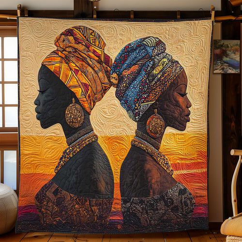 African Woman Royalty WN0703030CL Quilt