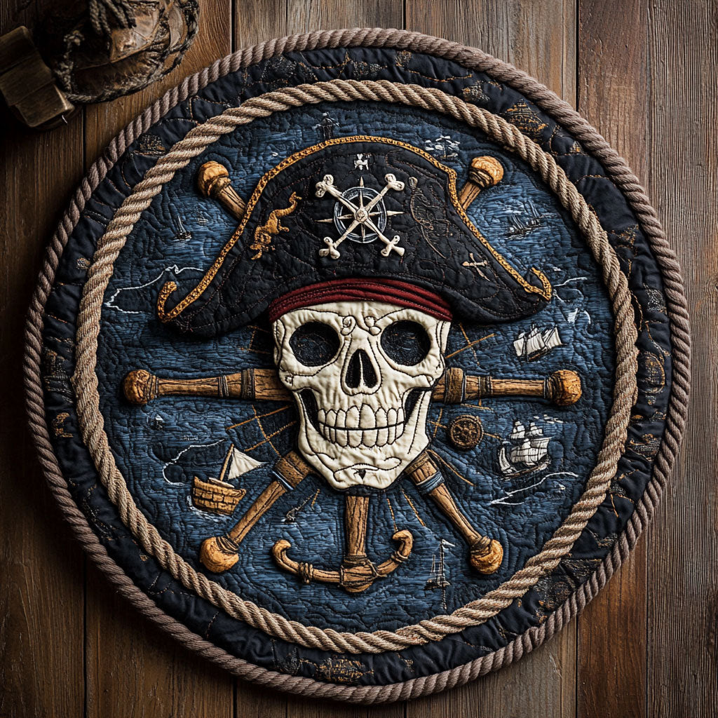 Skullkeeper’s Watch WN1207072CL Quilted Round Mat