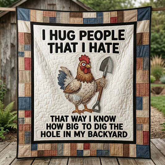 Savage Chicken Humor WN1004010CL Quilt