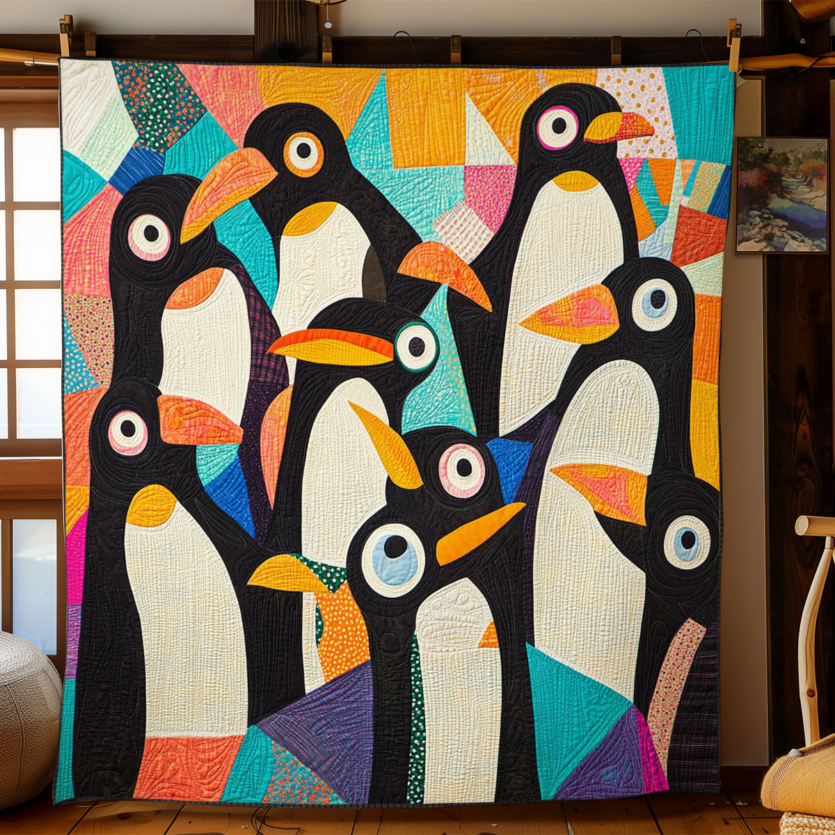 Penguin Parade CP0701008CL Quilt