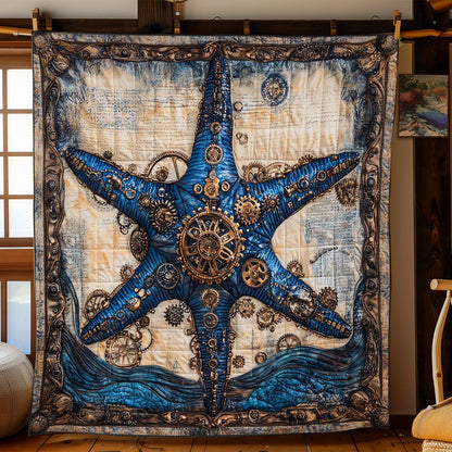 Antique Steampunk Starfish WN0602042CL Quilt