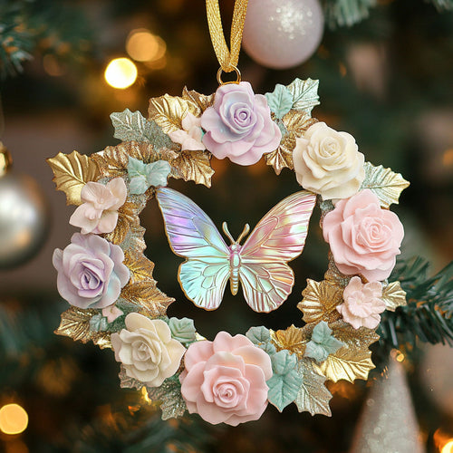Floral Butterfly CP0612015CL Christmas Ornament
