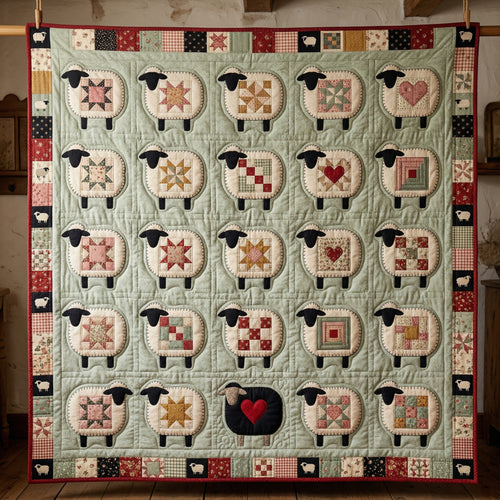 Sheep Patchwork XR0804003CL Quilt