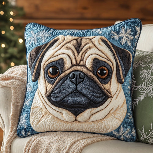 Cozy Pug XR2910007CL Quilt Pillow Case
