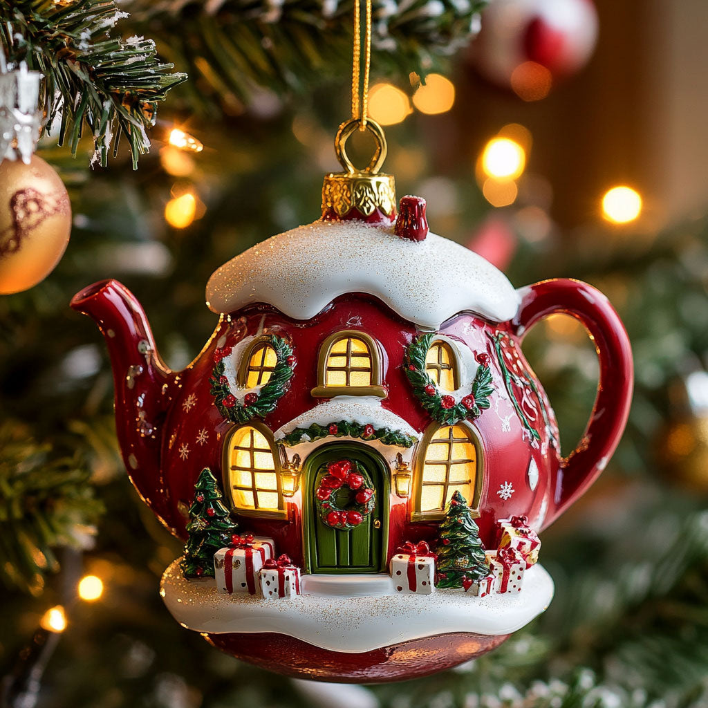 Teapot House CW2611063CL Christmas Ornament