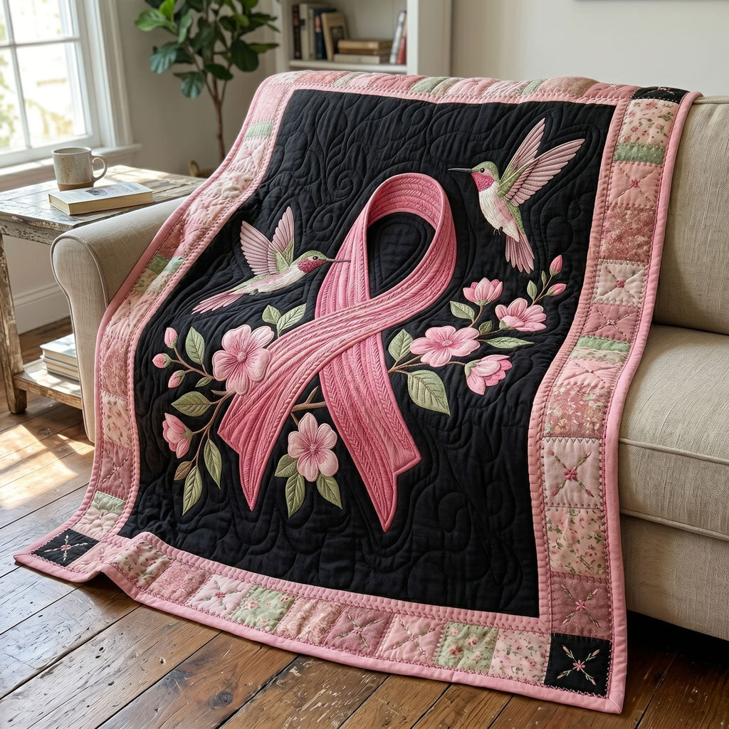 Pink Ribbon Serenity WN2304009CL Quilt