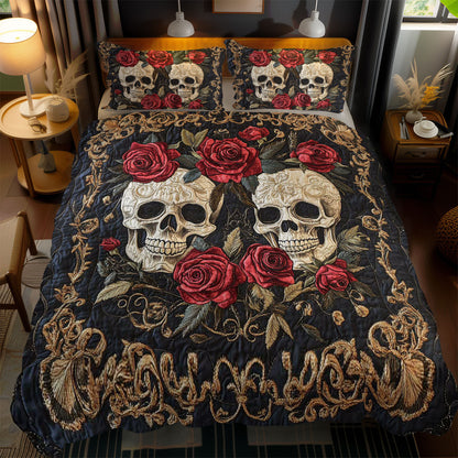 Skull Roses WN0803117CL Duvet Cover Set