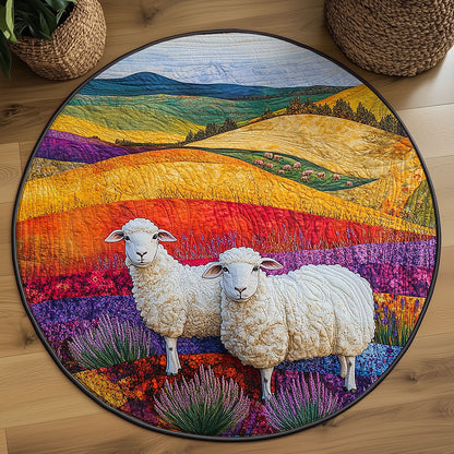 Valley Of The Fleece WJ1406053CL Quilted Round Mat