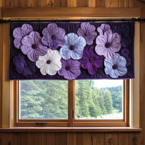 Enchanted Flower WN1403085CL Quilted Valance