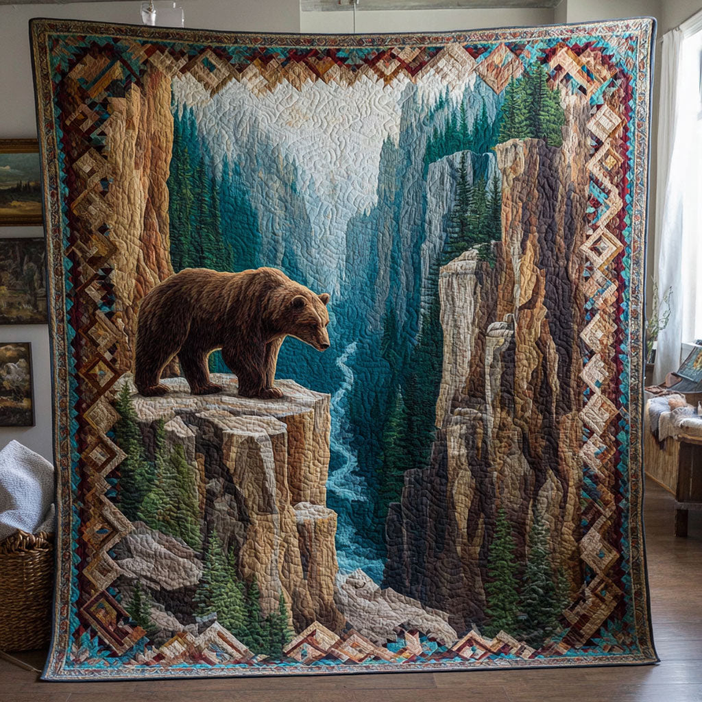 Cozy Mountain Bear CW1001040CL Quilt