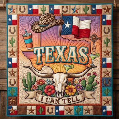 Texas I Can Tell XR1004033CL Quilt