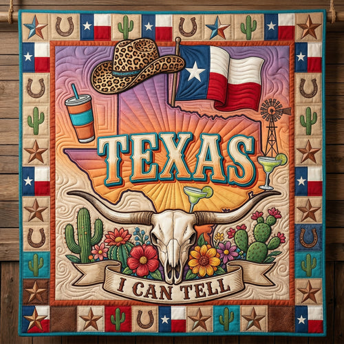 Texas I Can Tell XR1004033CL Quilt