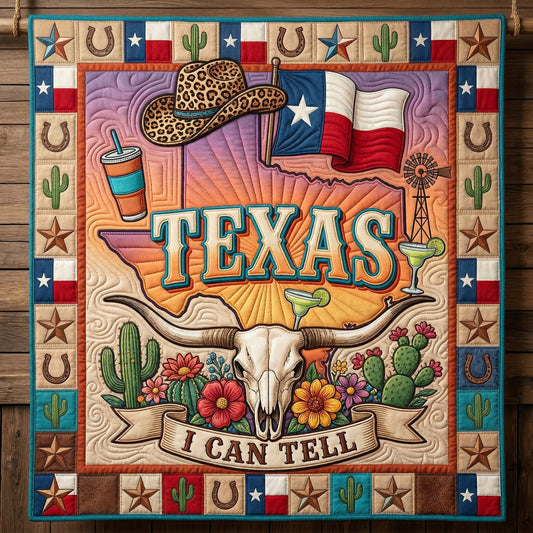 Texas I Can Tell XR1004033CL Quilt