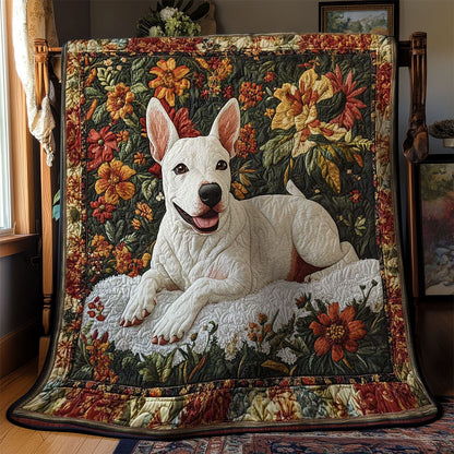 Cozy Bull Terrier WN0802018CL Quilt