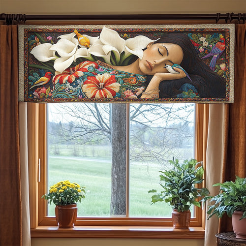Floral Spirit Songline WN1706038CL Quilted Valance