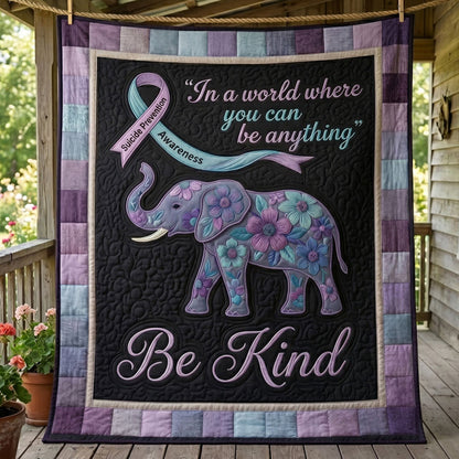 Gentle Strength Elephant WN2304008CL Quilt