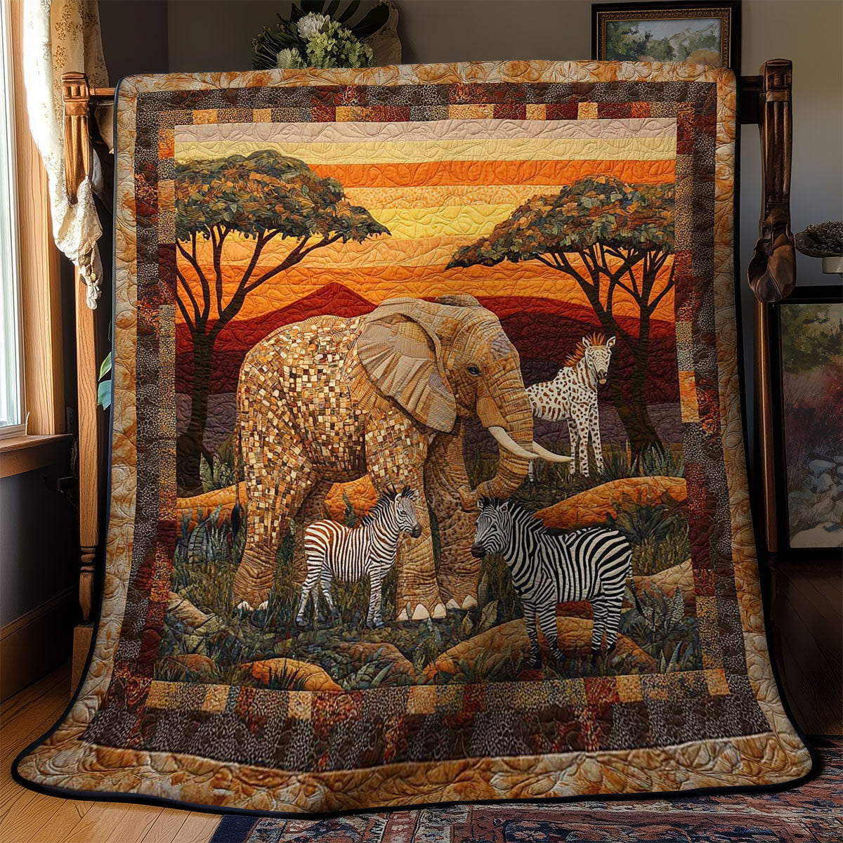 African Safari WN0403016CL Quilt