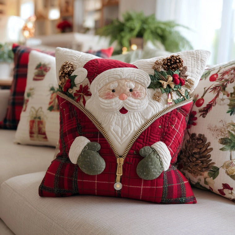 Happy Santa Claus XR2210003CL Quilt Pillow Case