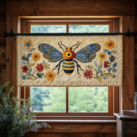 Blossom Bee WN1803055CL Quilted Valance