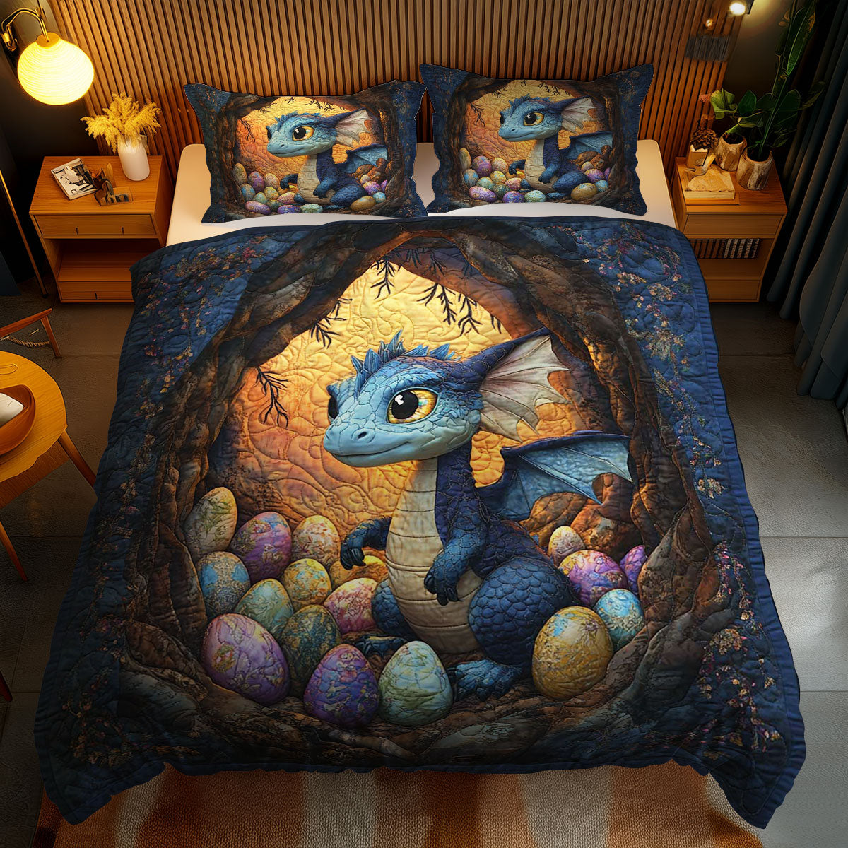 Mystical Dragon Eggs WN1701141CL Duvet Cover Set