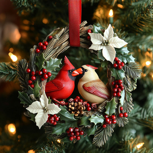 Evergreen Love Cardinal WN2110033CL Christmas Ornament