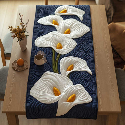 Calla Lilies Serenity WN2503038CL Quilted Table Runner