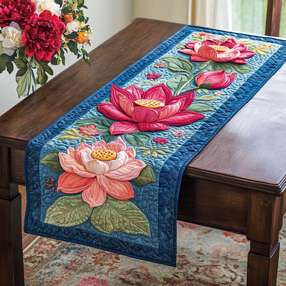 Lotus Serenity CP1301047CL Quilted Table Runner