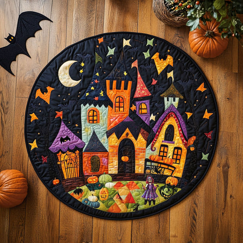 Ember Castle WN0108014CL Quilted Round Mat