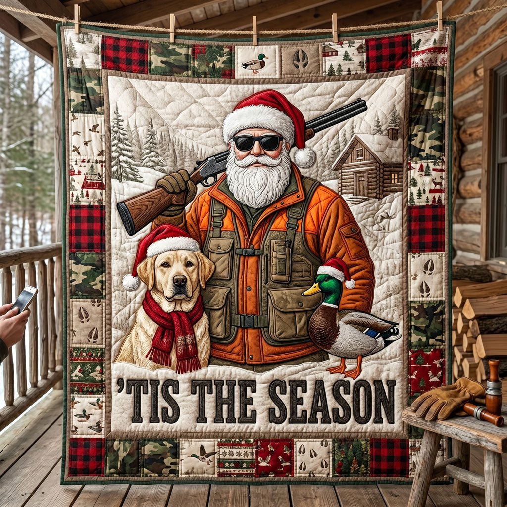 Santa’s Hunting Season WN1505015CL Quilt
