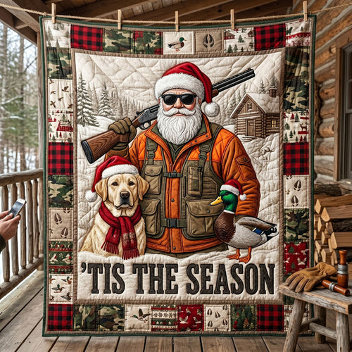 Santa’s Hunting Season WN1505015CL Quilt
