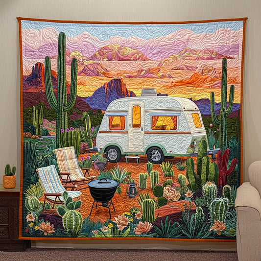 Camping In Desert QA1312002CL Quilt