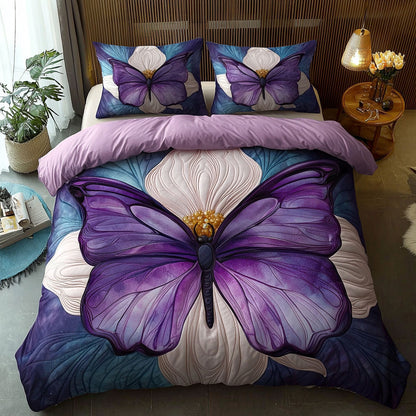 Violet Spirit Butterfly QA1601012CL Duvet Cover Set