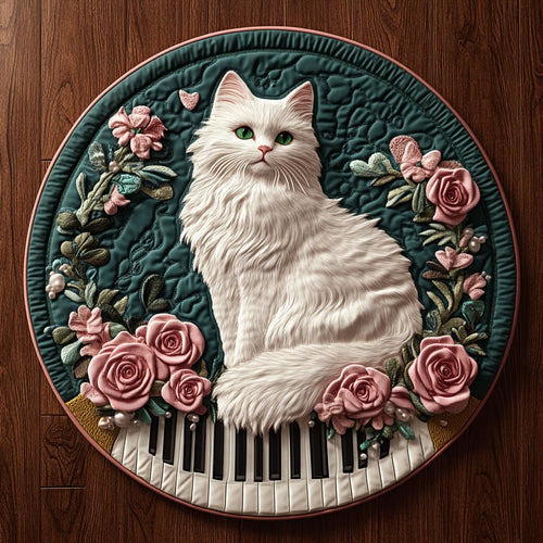 Velvet Rose Elegance KL1301055CL Quilted Round Mat