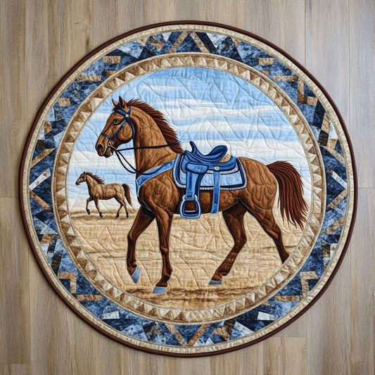 Horse Legend WN1007019CL Quilted Round Mat