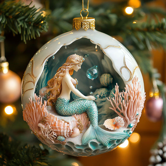 Dreamy Mermaid CW2511015CL Christmas Ornament