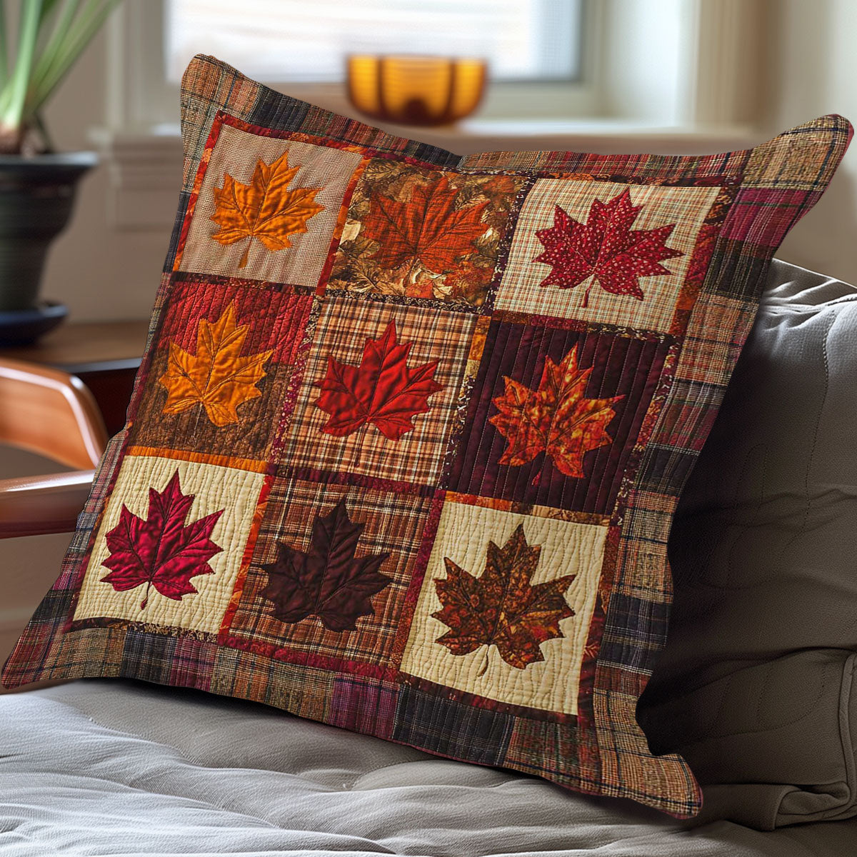 Harvest Maple WN0802108CL Quilt Pillow Case