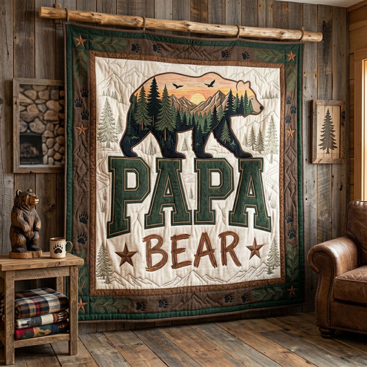 Papa Bear Mountain Sunset WN1006013CL Quilt