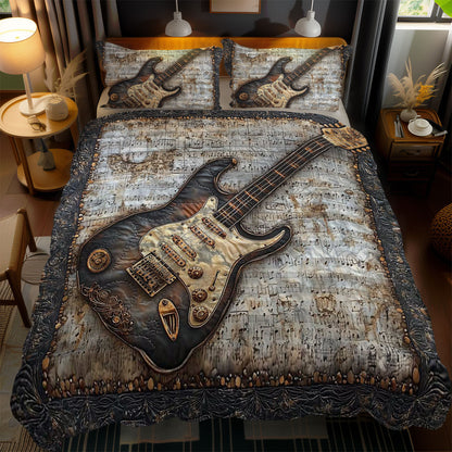 Clockwork Steampunk Guitar WN1003079CL Duvet Cover Set