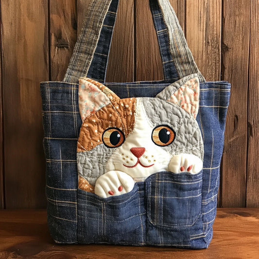 Kitty Hollow CP0312044CL Quilted Tote Bag