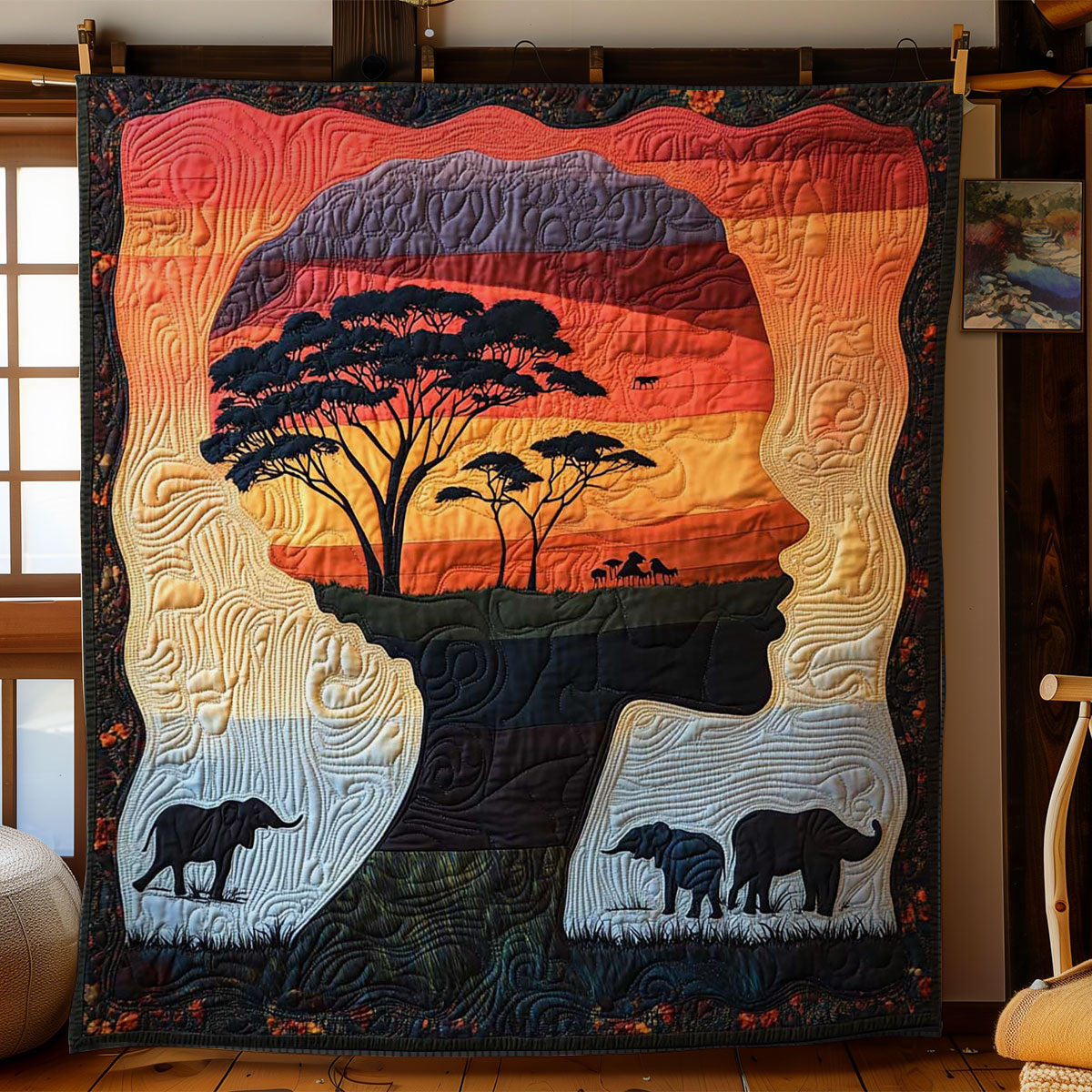 African Sunset WN0303051CL Quilt